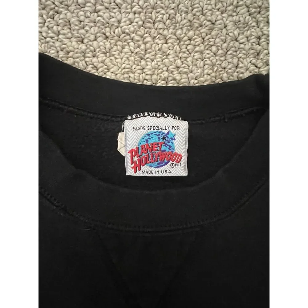 Planet Hollywood New York Black Sweatshirt - Picture 4 of 5